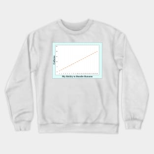 Caffeine intake chart Crewneck Sweatshirt